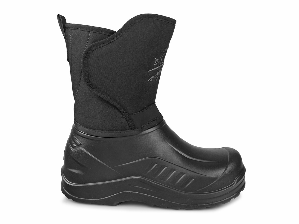 Buty zimowe śniegowce kalosze Czarne