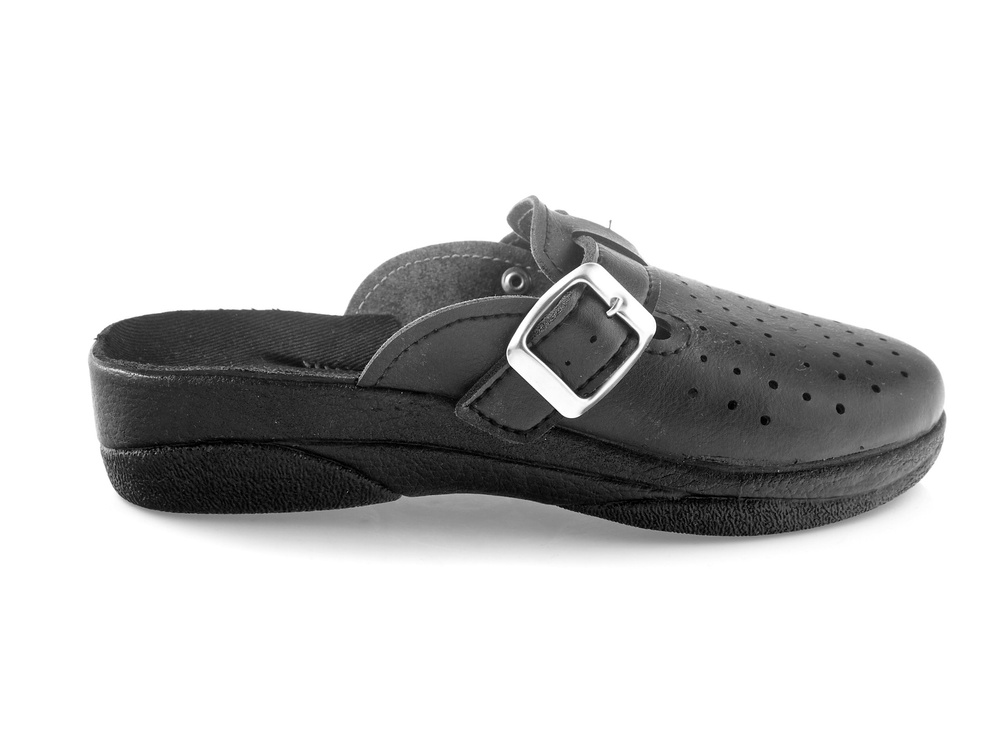 Klapki damskie medyczne Czarne