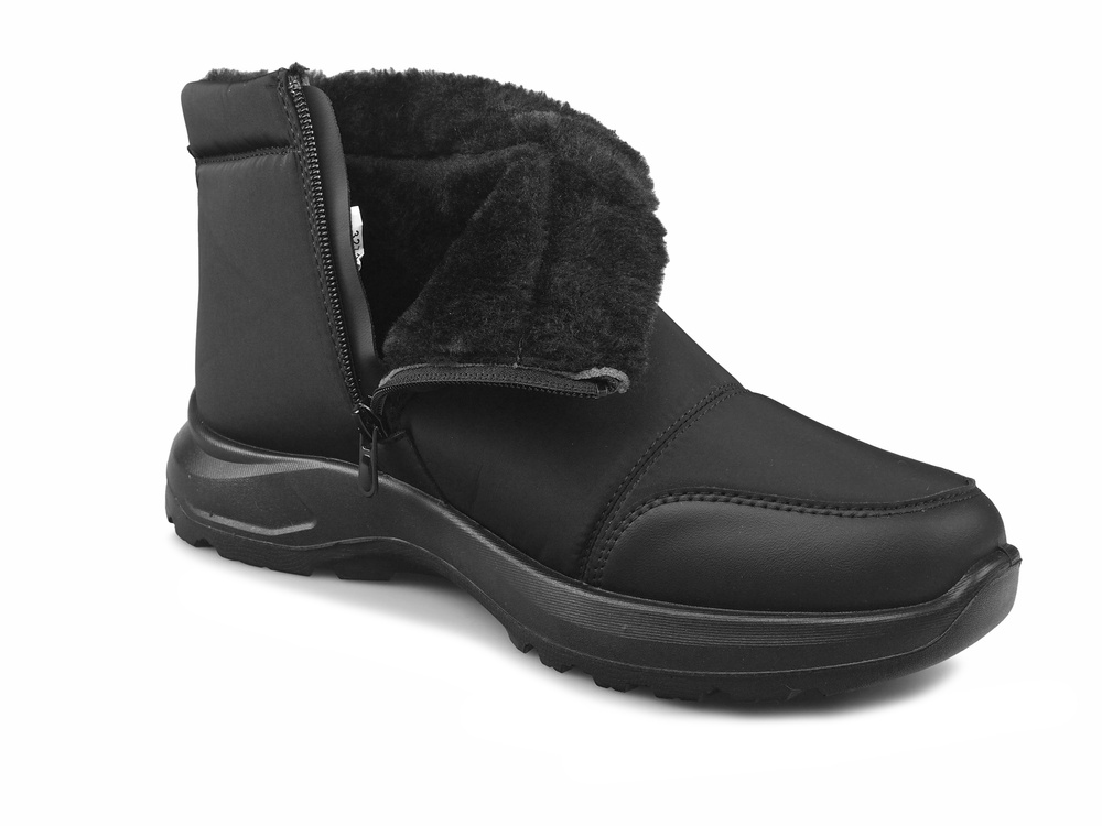 Buty zimowe ocieplane Śniegowce Czarne