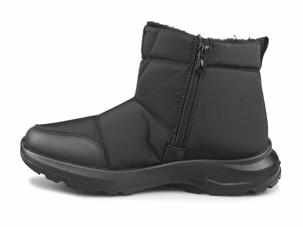 Buty zimowe ocieplane Śniegowce Czarne