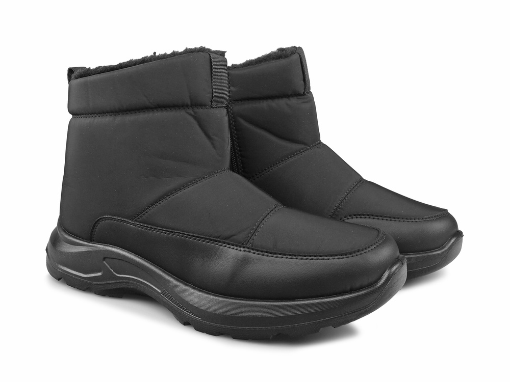 Buty zimowe ocieplane Śniegowce Czarne