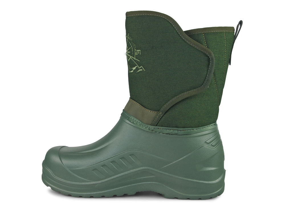 Buty zimowe śniegowce kalosze Zielone