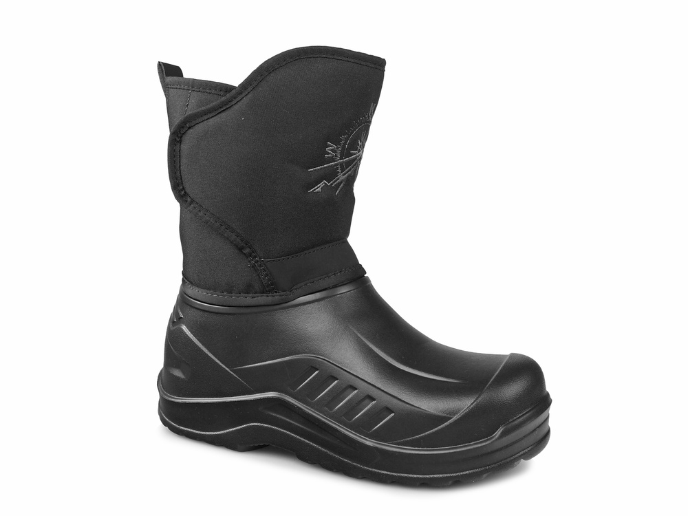 Buty zimowe śniegowce kalosze Czarne