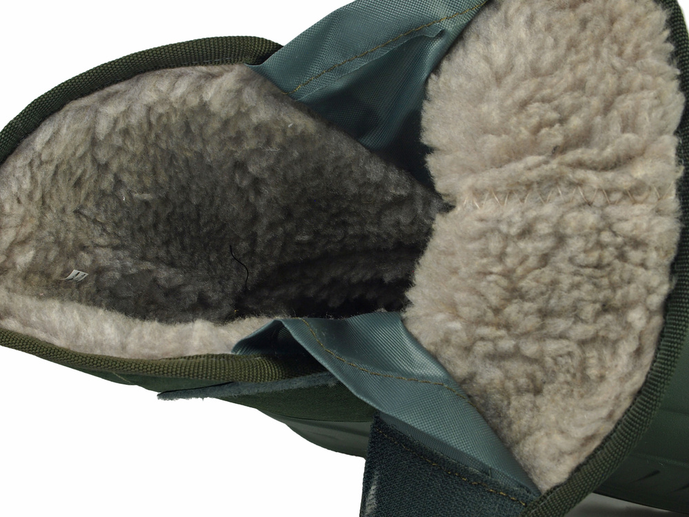 Buty zimowe śniegowce kalosze Zielone