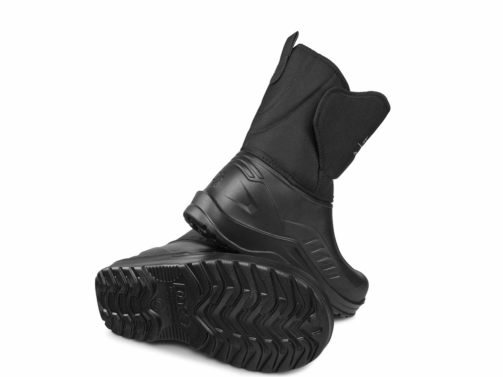 Buty zimowe śniegowce kalosze Czarne