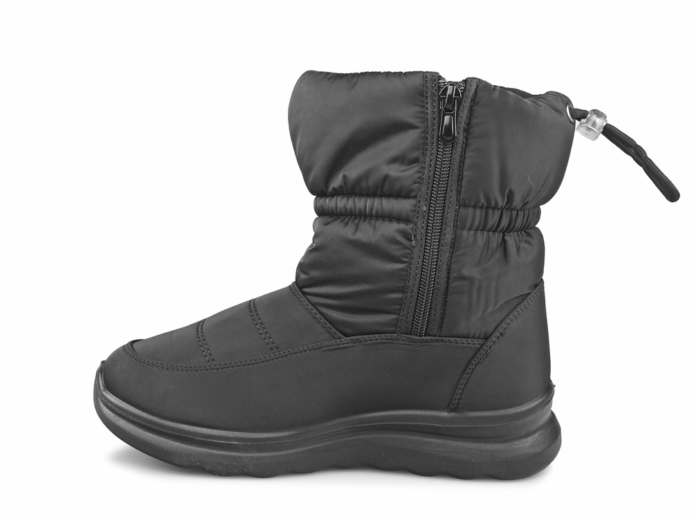 Buty zimowe damskie ocieplane Śniegowce Czarne