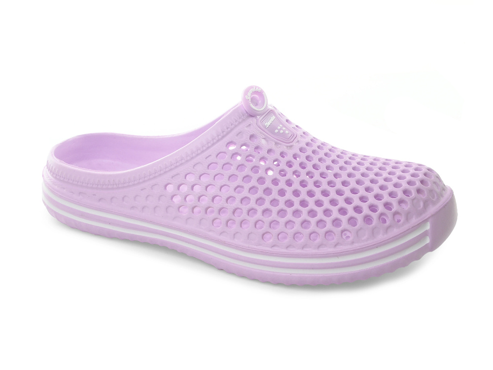 Klapki damskie kryte 407 Fioletowe