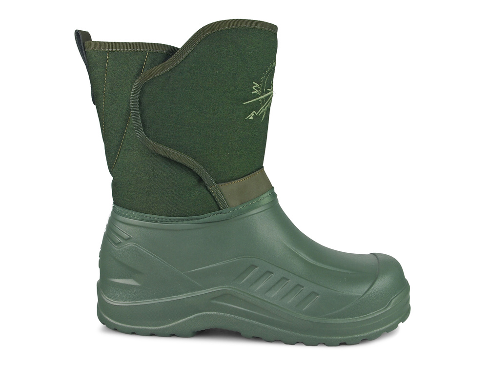 Buty zimowe śniegowce kalosze Zielone