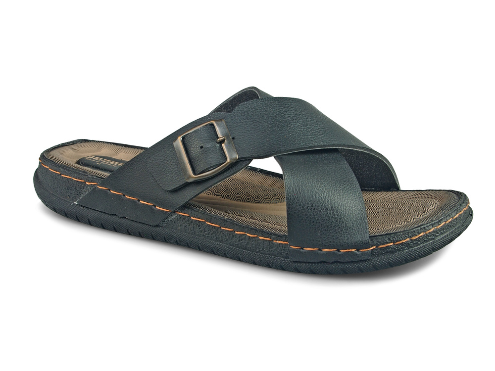 Klapki męskie regulowane Czarne