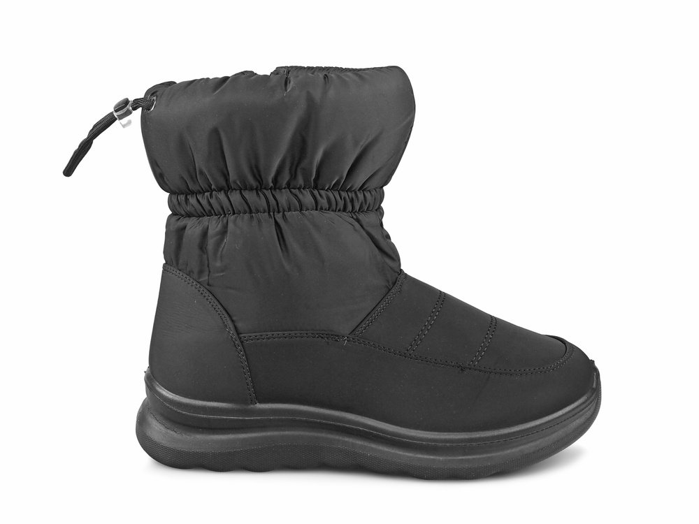 Buty zimowe damskie ocieplane Śniegowce Czarne