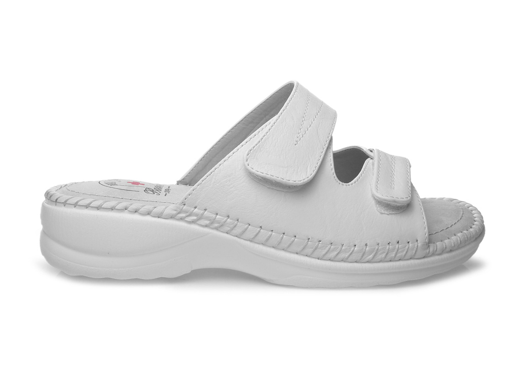 Klapki medyczne damskie Białe 0006