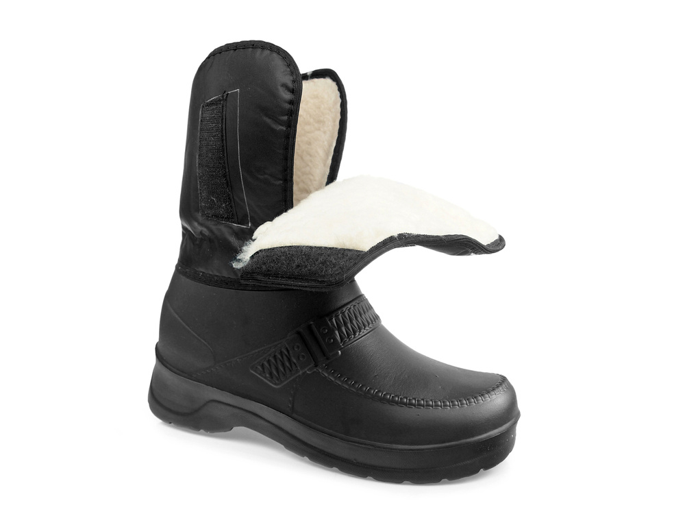 Buty zimowe śniegowce kalosze Czarne 205